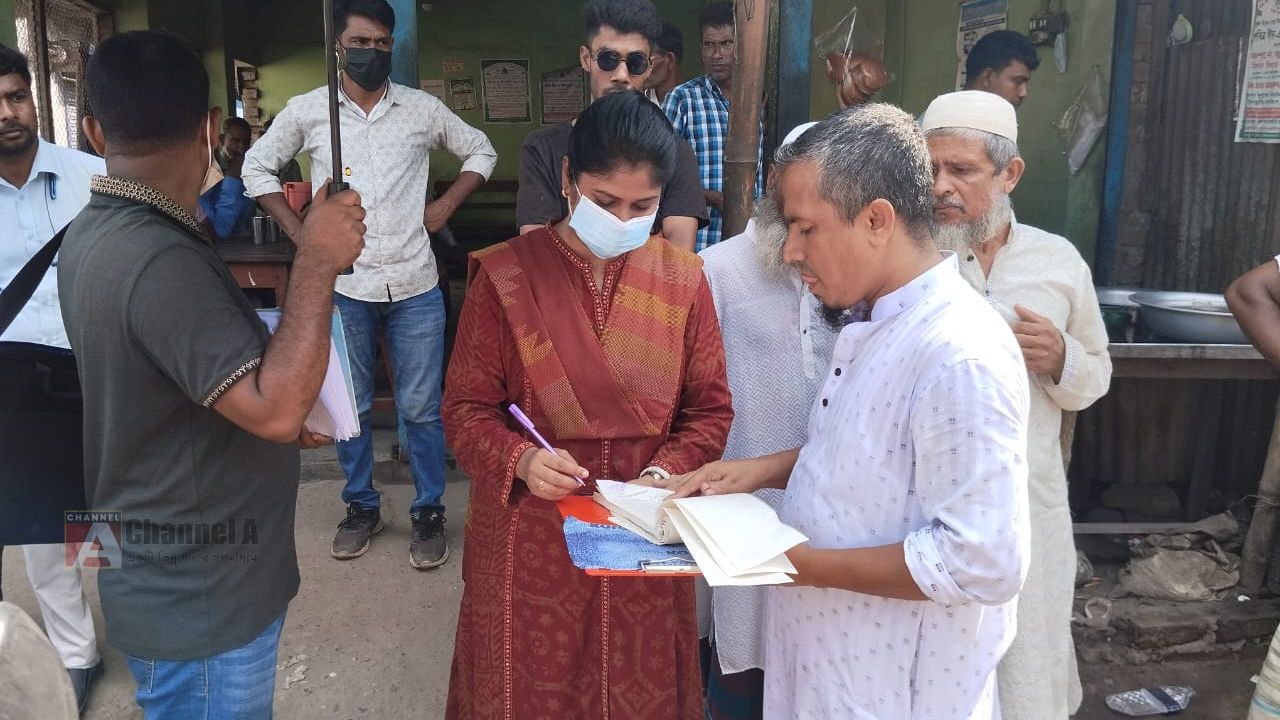 রায়পুরায় যানজট নিরসনে ভ্রাম্যমাণ আদালত, ১০’জনকে জরিমানা