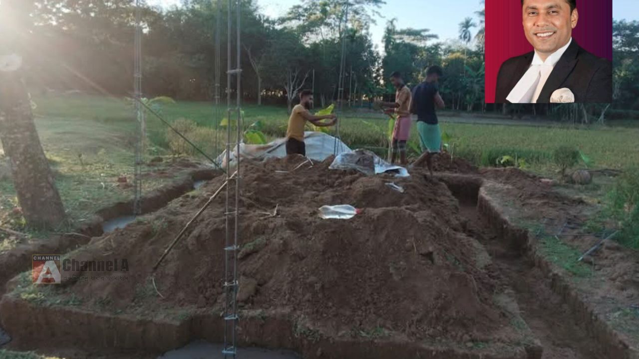 শ্মশানঘাটে মৃতদেহ রাখার ঘর নির্মাণের উদ্যোগ নিলেন : ব্যারিস্টার কায়সার কামাল