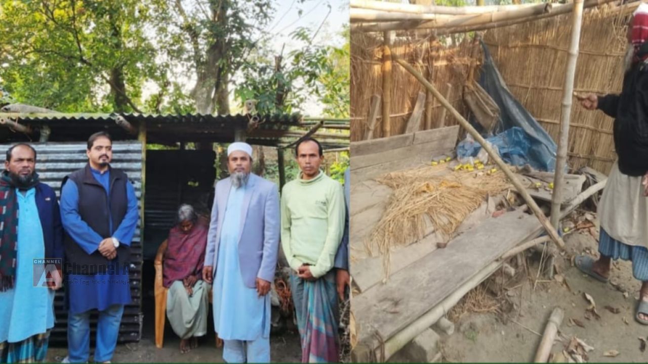 ভাদসা ইউনিয়নে গৃহহীন ঊষা রানীর পাশে দাঁড়ালেন জামায়াতের এমপি প্রার্থী ফজলুর রহমান সাইদ