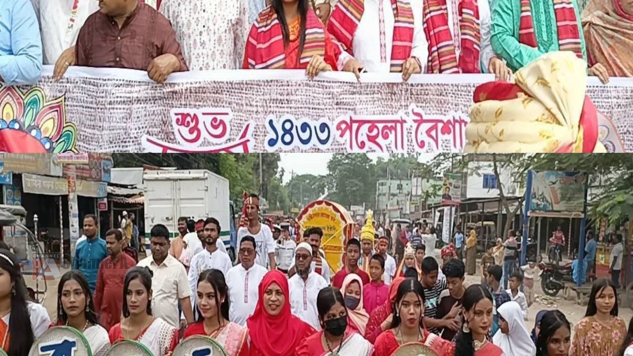 বীরগঞ্জে জমকালো বর্ষবরণ অনুষ্ঠানে এমপি মনজুরুল ইসলাম মঞ্জু 